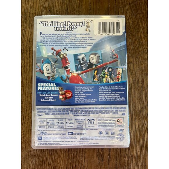 Robots DVD 2005 Widescreen Animated Movie Comedy Adventure - Picture 4 of 4